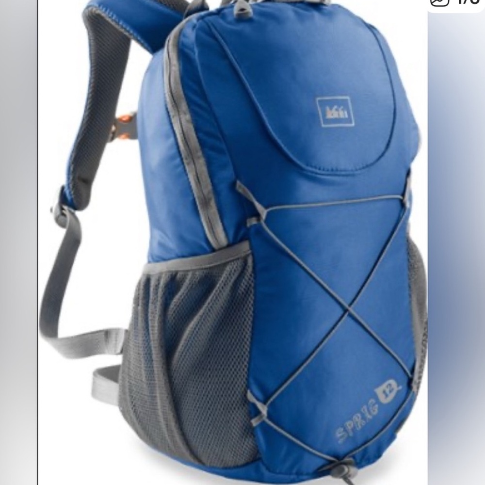 REI Sprig 12 Blue and Gray kids Backpack